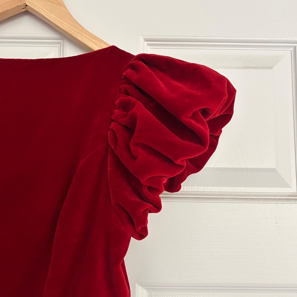 Doen Celestine Rosso Velvet Dress - Picture 7 of 11